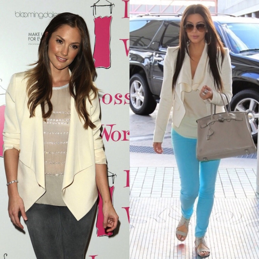 Pencey V Blazer In Cream